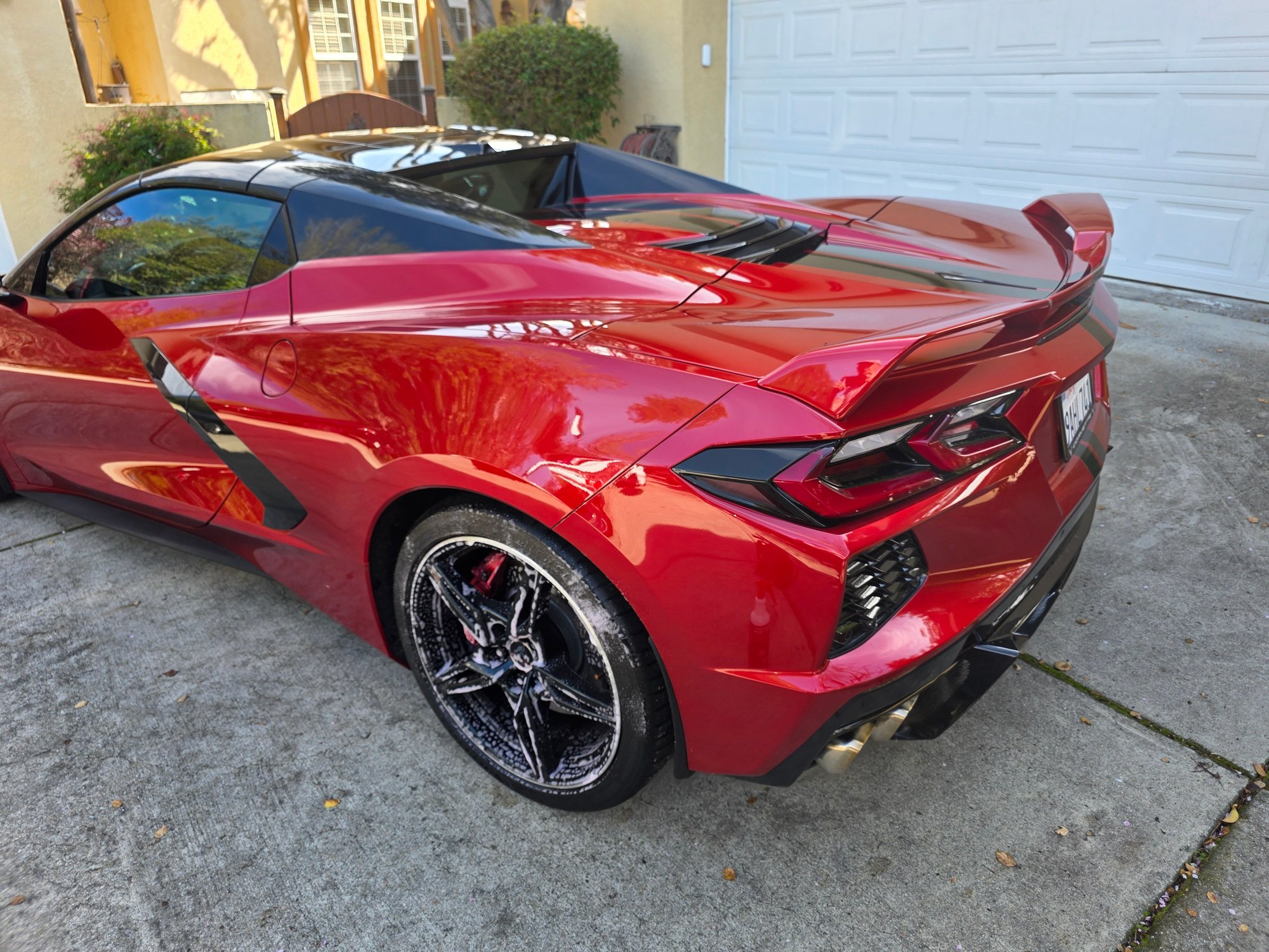 Corvette after paint correction and ceramic coating.