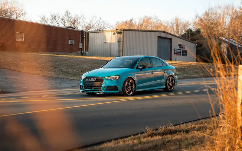 DYNOmiami-blue STEK film, high-gloss
